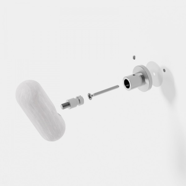 Yoku Robe Hook - Oyster White